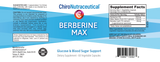 BerberineMax: Glucose, Blood Sugar, & Metabolism Support