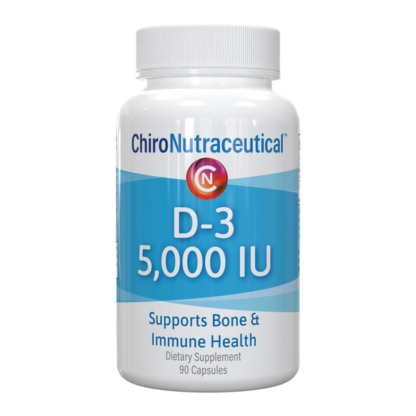 D3 5,000 IU: High Potency "Dry" Vitamin D3 Supplement