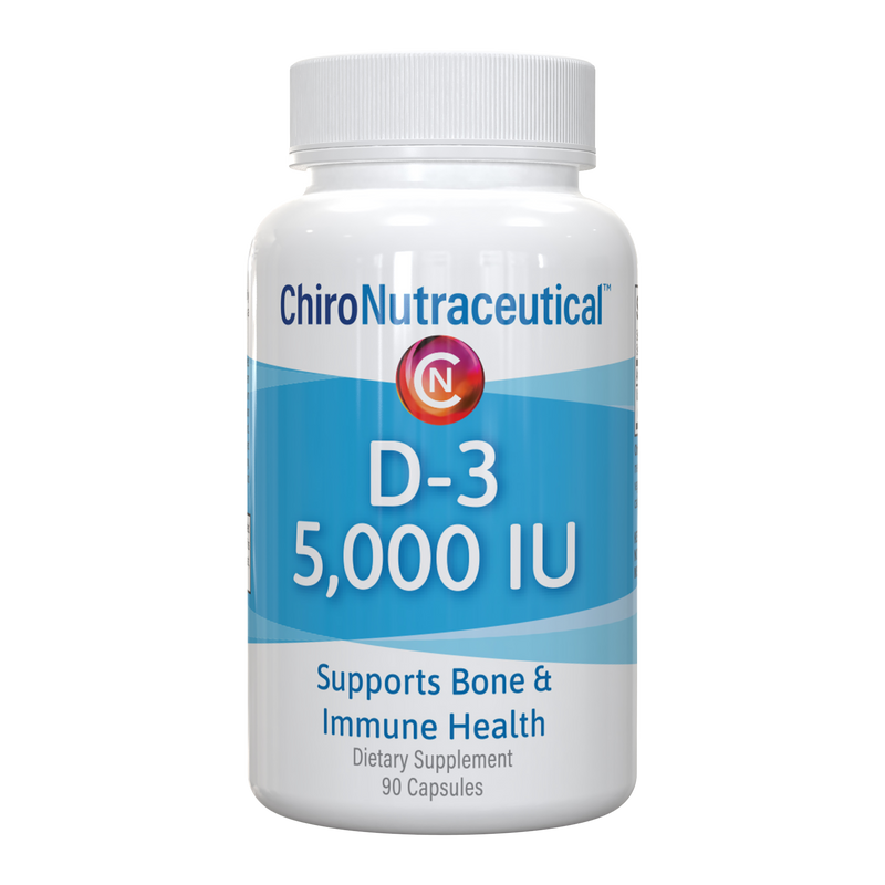 D3 5,000 IU: High Potency "Dry" Vitamin D3 Supplement