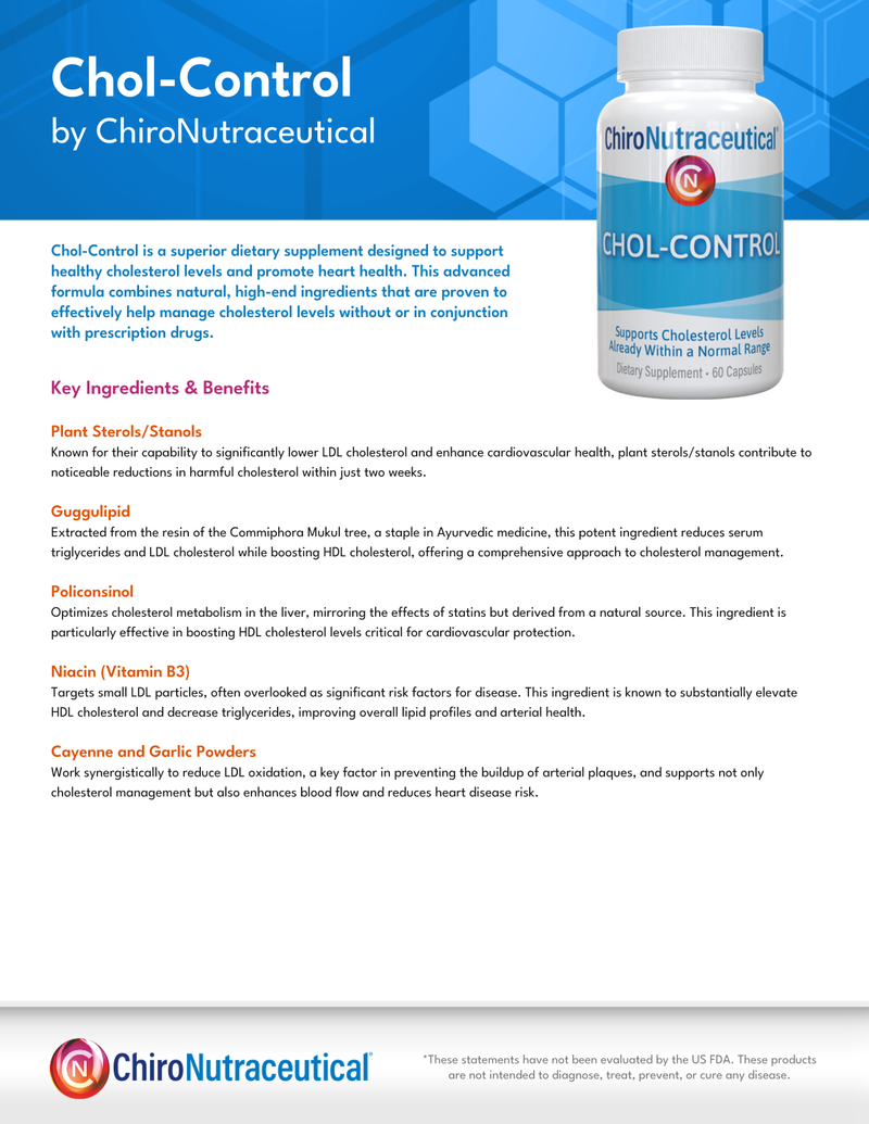 Chol-Control: Supports Healthy Cholesterol Levels