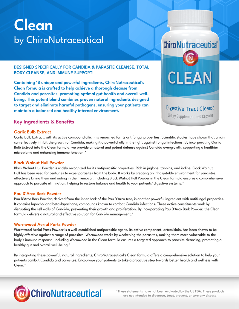 CLEAN: Parasite, Candida, & GI Cleanse Formula
