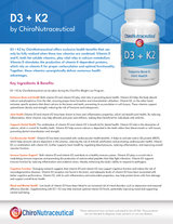 D3+K2: Optimal Bone, Heart, & Immune Support