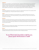 Electrolyte Essentials